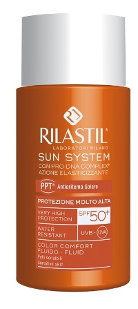 RILASTIL SUN SYSTEM PHOTO PROTECTION THERAPY SPF50+ COMFORT COLOR 50 ML - farmanauta.it