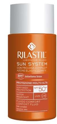 RILASTIL SUN SYSTEM PHOTO PROTECTION THERAPY SPF50+ COMFORT FLUIDO 50 ML - farmanauta.it