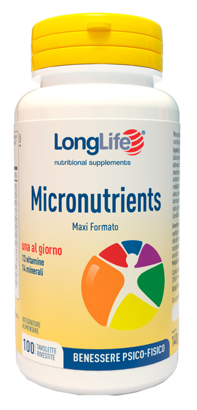 LONGLIFE MICRONUTRIENTS 100 TAVOLETTE - farmanauta.it