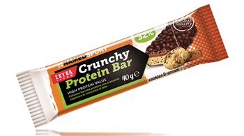 CRUNCHY PROTEINBAR COOKIES & CREAM 1 PEZZO 40 G - farmanauta.it