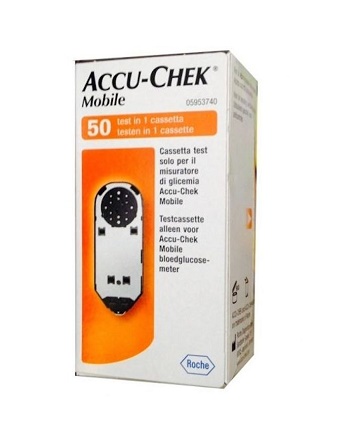 STRISCE MISURAZIONE GLICEMIA ACCU-CHEK MOBILE 50 TEST MIC 2 - farmanauta.it