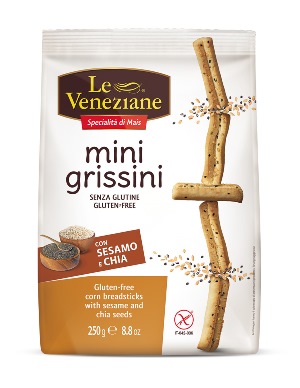 LE VENEZIANE MINI GRISSINI SESAMO E CHIA 250 G - farmanauta.it