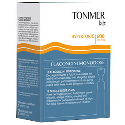 TONIMER LAB HYPERTONIC 18 FLACONCINI MONODOSE - farmanauta.it