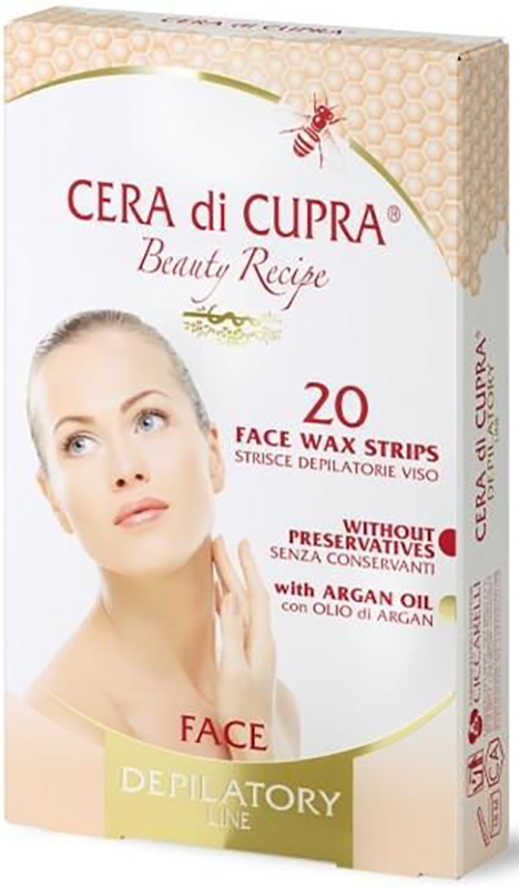 CERA DI CUPRA STRISCE DEPILATORIE VISO 20 PZ - farmanauta.it