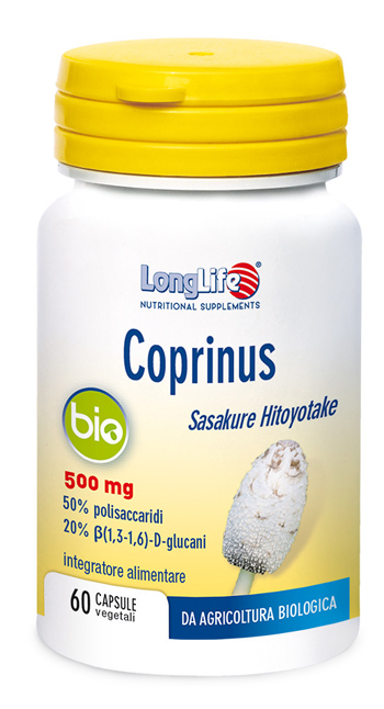 LONGLIFE COPRINUS BIO 60 CAPSULE - farmanauta.it