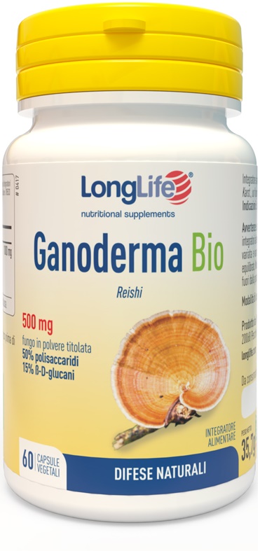LONGLIFE GANODERMA BIO 60 CAPSULE - farmanauta.it
