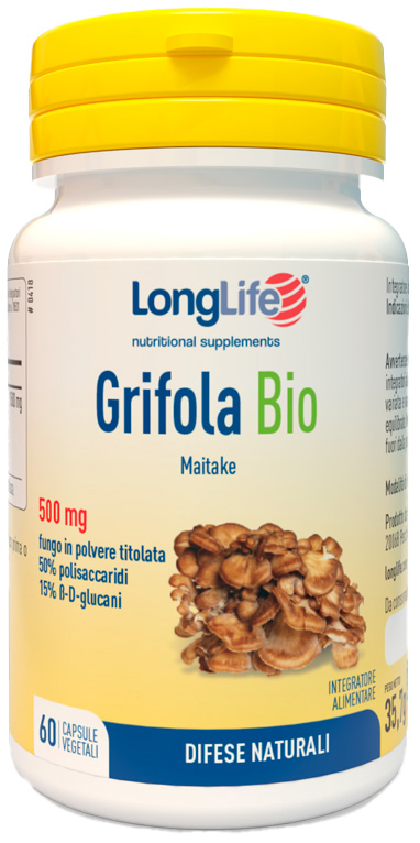 LONGLIFE GRIFOLA BIO 60 CAPSULE VEGETALI - farmanauta.it
