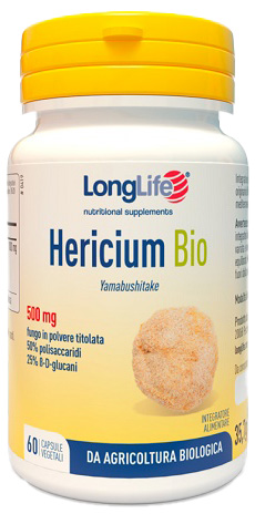 LONGLIFE HERICIUM BIO 60 CAPSULE - farmanauta.it