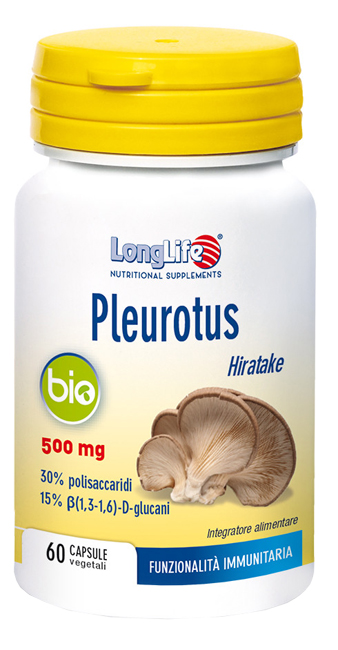 LONGLIFE PLEUROTUS BIO 60 CAPSULE - farmanauta.it