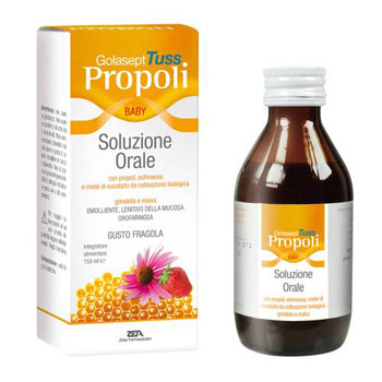 GOLASEPT TUSS PROPOLI BABY SOLUZIONE ORALE 150 ML - farmanauta.it