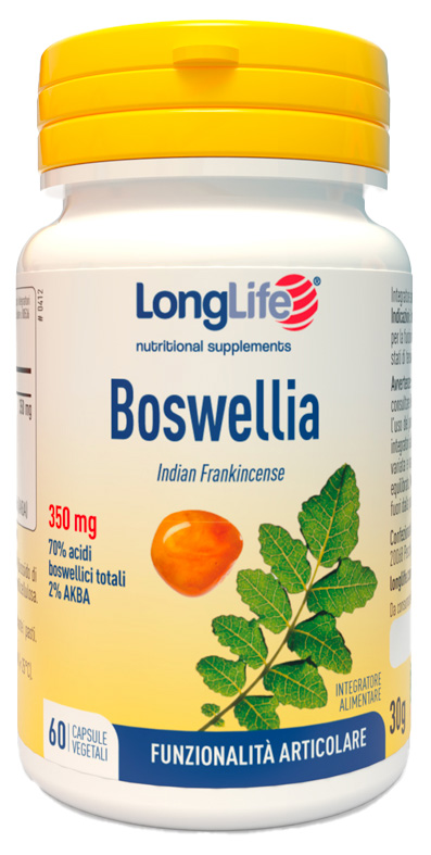 LONGLIFE BOSWELLIA 60 CAPSULE VEGETALI - farmanauta.it
