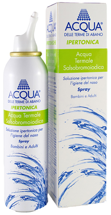 ACQUA DELLE TERME DI ABANO IPERTONICA SPRAY IRRIGAZIONE NASALE 125 ML - farmanauta.it