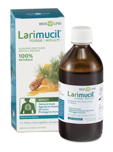 LARIMUCIL TOSSE TOSSE ADULTI SCIROPPO CE 0476V 230 G 175 ML - farmanauta.it