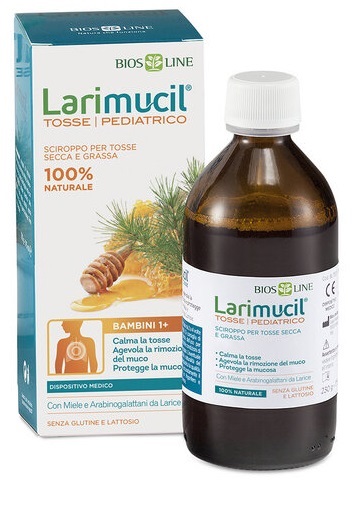 LARIMUCILTOSSE BAMBINI SCIROPPO 175 ML CE 0476 230 G - farmanauta.it