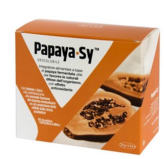 PAPAYA-SY 20 BUSTINE 92 G POLVERE OROSOLUBILE - farmanauta.it