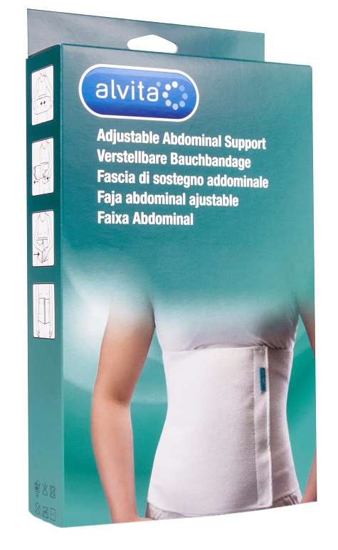 ALVITA FASCIA ADDOMINALE MISURA 1 CIRCONFERENZA 75-95 CM - farmanauta.it