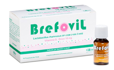 BREFOVIL 10 FLACONCINI MONODOSE DA 10 ML GUSTO LAMPONE - farmanauta.it