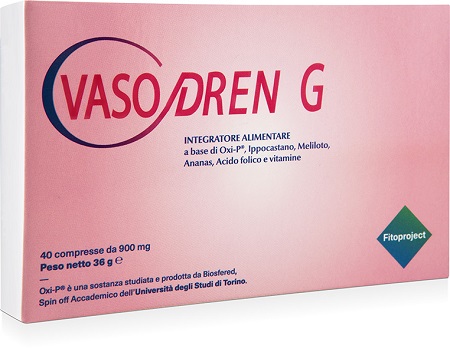 VASODREN G 40 COMPRESSE - farmanauta.it