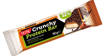 CRUNCHY PROTEINBAR CARAMEL VANILLA 40 G - farmanauta.it
