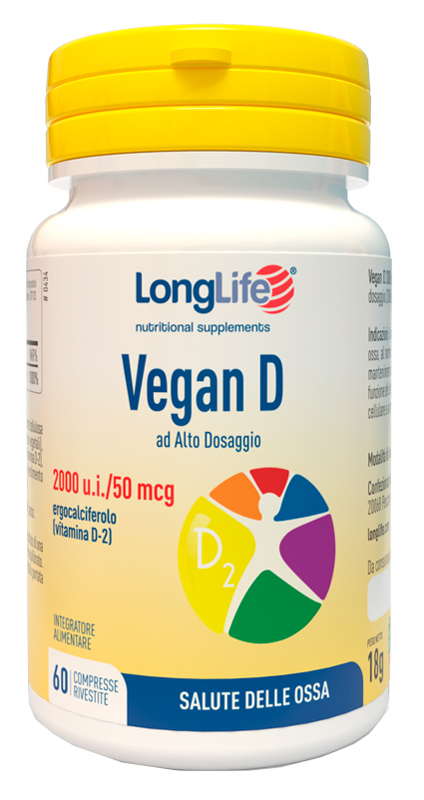 LONGLIFE VEGAN D 60 COMPRESSE - farmanauta.it