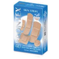 CEROTTO PRONTEX SKIN STRIPS 6 FORMATI ASSORTITI ASTUCCIO 40 PEZZI - farmanauta.it