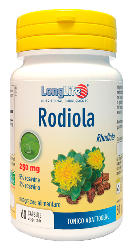 LONGLIFE RODIOLA 60 CAPSULE VEGETALI - farmanauta.it