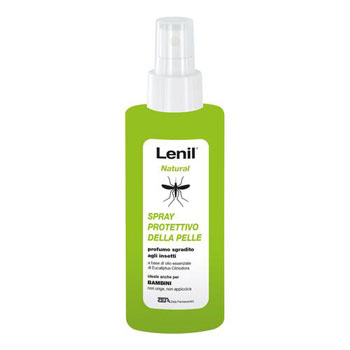 LENIL NATURAL SOLUZIONE ANTIZANZARA IN FLACONE + POMPA SPRAY 100 ML - farmanauta.it