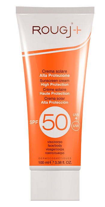 ROUGJ CREMA SOLARE CORPO ALTA PROTEZIONE SPF50 100 ML - farmanauta.it