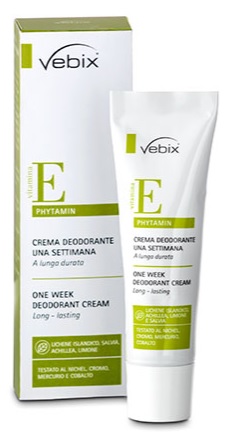 VEBIX PHYTAMIN CREMA DEODORANTE 1 SETTIMANA 25 ML - farmanauta.it