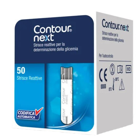 CONTOUR GLICEMIA STRISCE REATTIVE 50 PEZZI - farmanauta.it