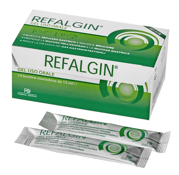 REFALGIN GEL OROSOLUBILE ANTIREFLUSSO 14 BUSTINE 15 ML - farmanauta.it
