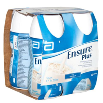 ENSURE PLUS VANIGLIA 4 BOTTIGLIE DA 200 ML - farmanauta.it
