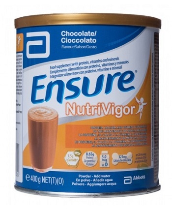 ENSURE NUTRIVIGOR CIOCCOLATO 400 G - farmanauta.it
