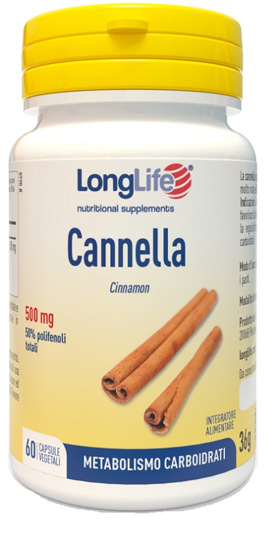 LONGLIFE CANNELLA 60 CAPSULE - farmanauta.it