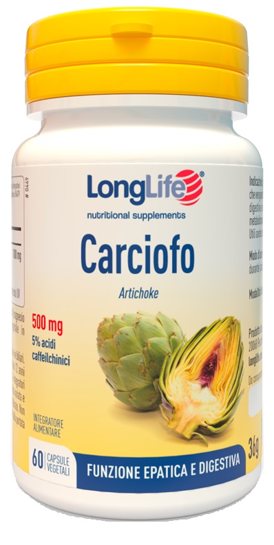 LONGLIFE CARCIOFO 60 CAPSULE VEGETALI - farmanauta.it