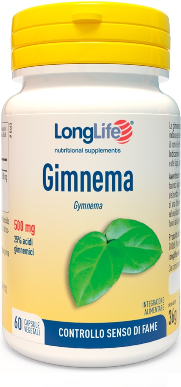 LONGLIFE GIMNEMA 60 CAPSULE VEGETALI - farmanauta.it