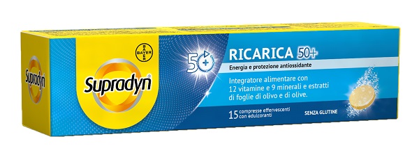 SUPRADYN RICARICA 50+ 15 COMPRESSE EFFERVESCENTI - farmanauta.it