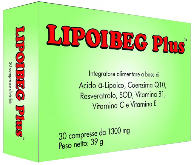 LIPOIBEG PLUS 30 COMPRESSE DA 1300 MG - farmanauta.it