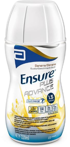 ENSURE PLUS ADVANCE BANANA 4 BOTTIGLIE DA 220 ML - farmanauta.it