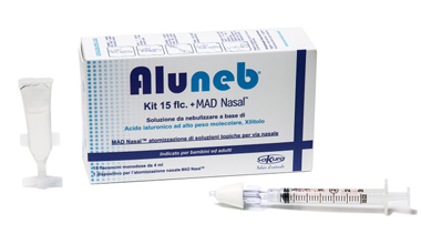 ALUNEB KIT SOLUZIONE ISOTONICA 15 FLACONCINI DA 4 ML + MAD NASAL ATOMIZZATORE - farmanauta.it