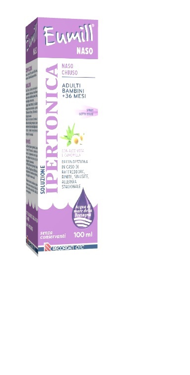 EUMILL NASO SPRAY SOLUZIONE IPERTONICA 100 ML - farmanauta.it