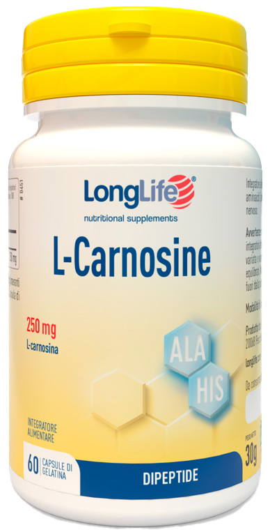 LONGLIFE L-CARNOSINE 60 CAPSULE - farmanauta.it
