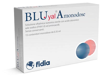 BLU YAL A MONODOSE GOCCE OCULARI 15 FLACONCINI 0,35 ML - farmanauta.it