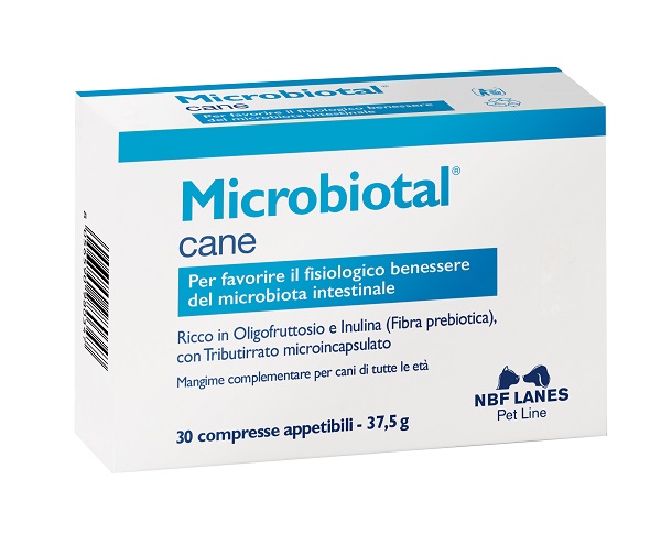 MICROBIOTAL CANE BLISTER 30 COMPRESSE APPETIBILI - farmanauta.it