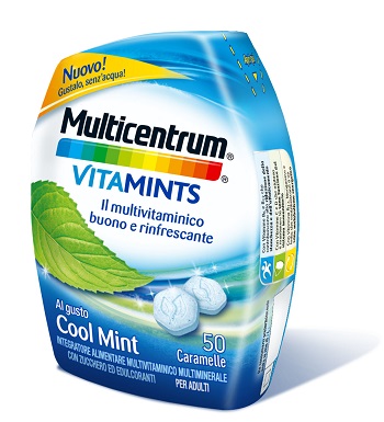 MULTICENTRUM VITAMINTS COOL MINT 50 CARAMELLE - farmanauta.it