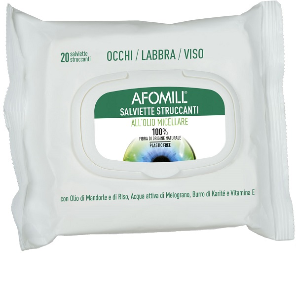 AFOMILL SALVIETTINE STRUCCANTI OLIO MICELLARE - farmanauta.it