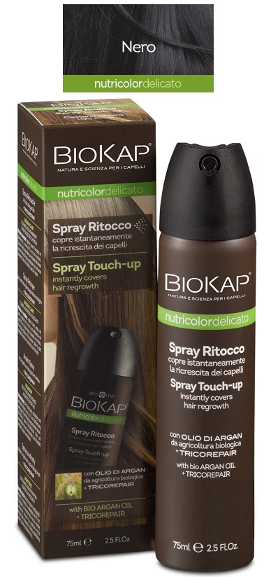 BIOS LINE BIOKAP NUTRICDEL SPRAY RITOCCO NERO 75 ML - farmanauta.it