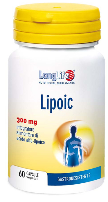 LONGLIFE LIPOIC 60 CAPSULE VEGETALI - farmanauta.it
