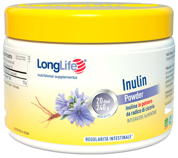 LONGLIFE INULINA POWDER 240 G - farmanauta.it