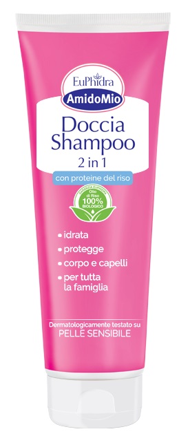 EUPHIDRA AMIDOMIO DOCCIA SHAMPOO 2 IN 1 250 ML - farmanauta.it